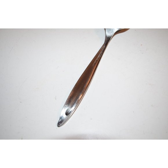 International Deluxe AMERICANA slotted Pierced Serving Spoon  8 1/2"  Stainless - Picture 4 of 5
